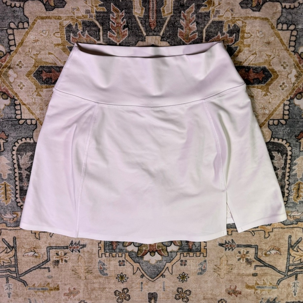 Abercrombie Fitch YPB SculptLux Skort White Active Tennis Skirt Medium Athletic